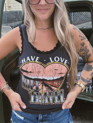Have Love Will Travel Lace Tank