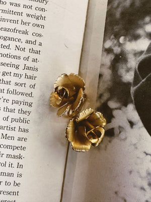 Retro & Floral Vintage Clip On Earring Set &/or Hat Pin Set