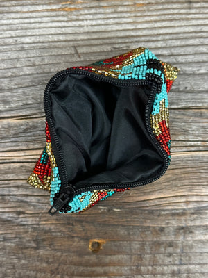 Kaqchi Beaded Zipper Pouch ~ MADE TO ORDER