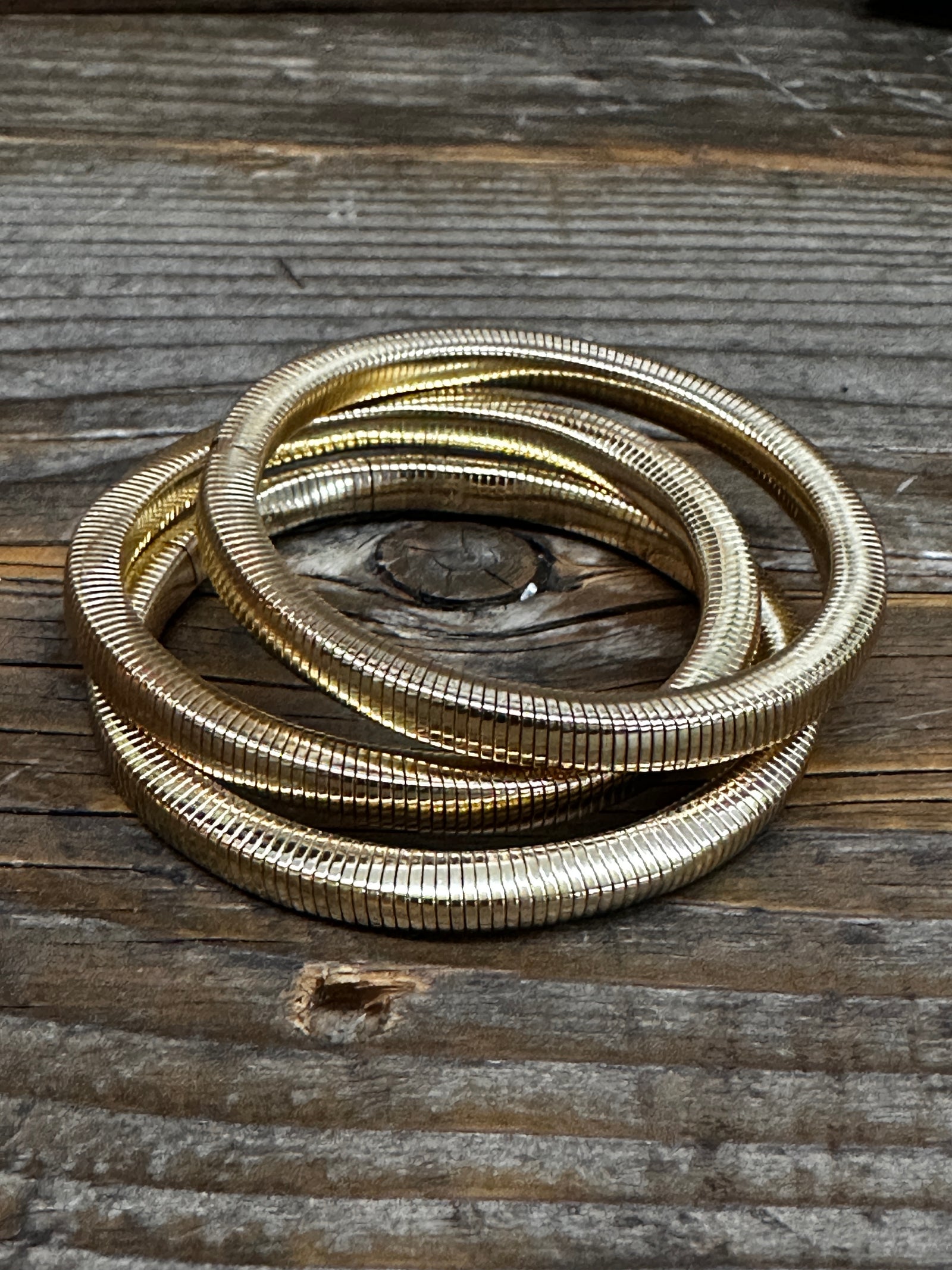 Arm Candy Square Snake 6mm Coil Bracelets