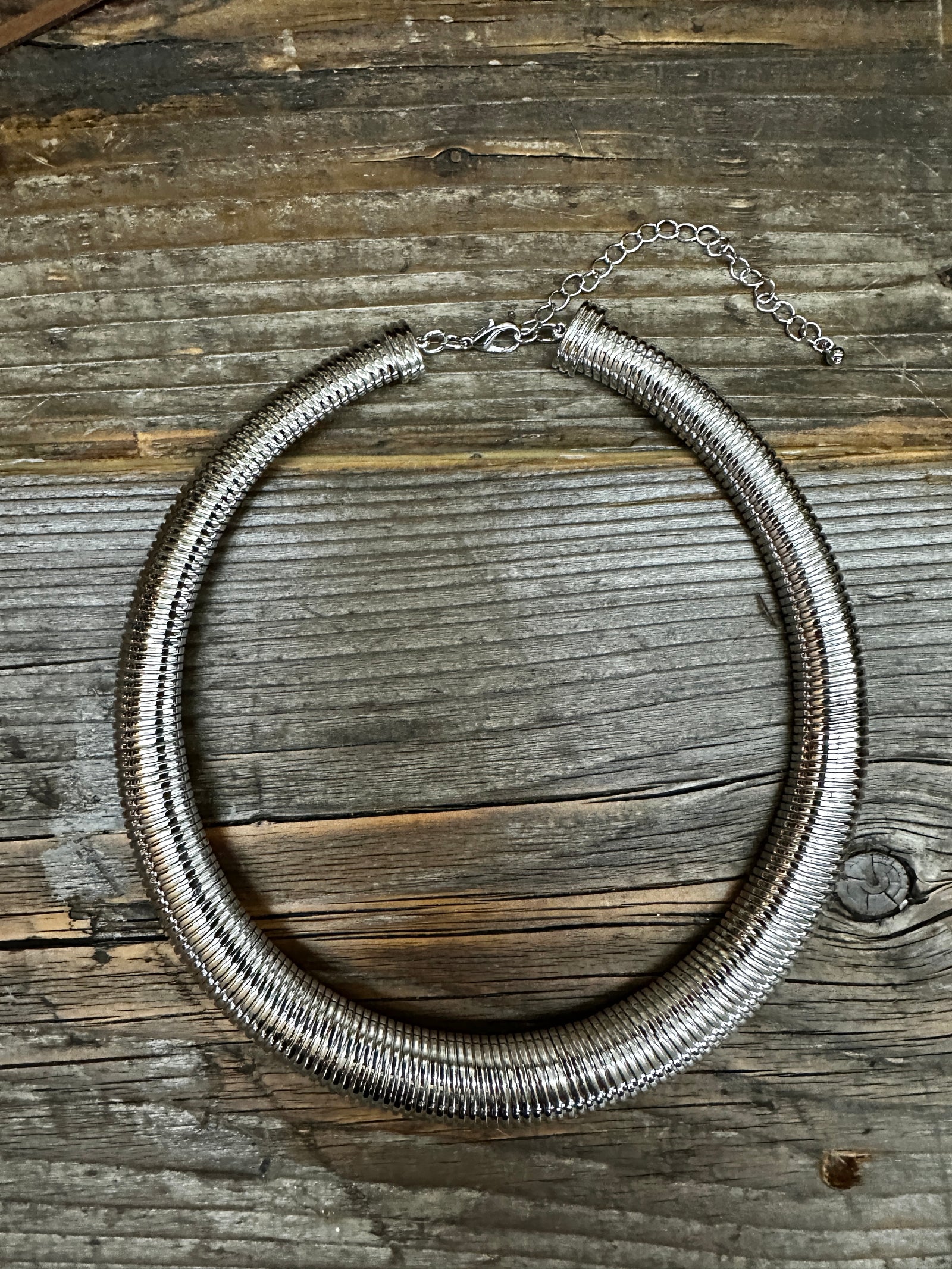 Cleopatra Snake Chain Coil Necklace