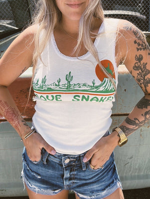 Above Snakes Lace Tank