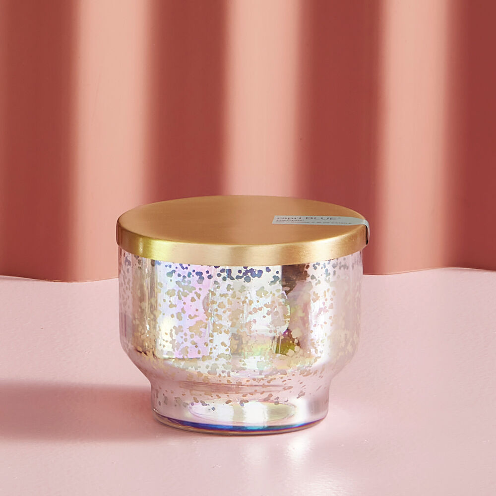 Mercury Iridescent Inverted 10 oz Jar - Coconut Santal