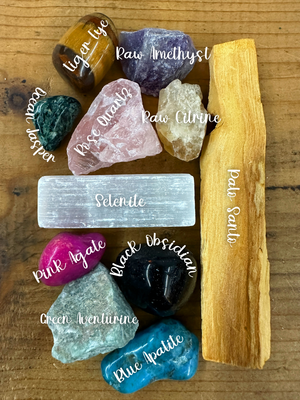 Bitch BEE Gone Healing Crystals & Palo Santo Kit