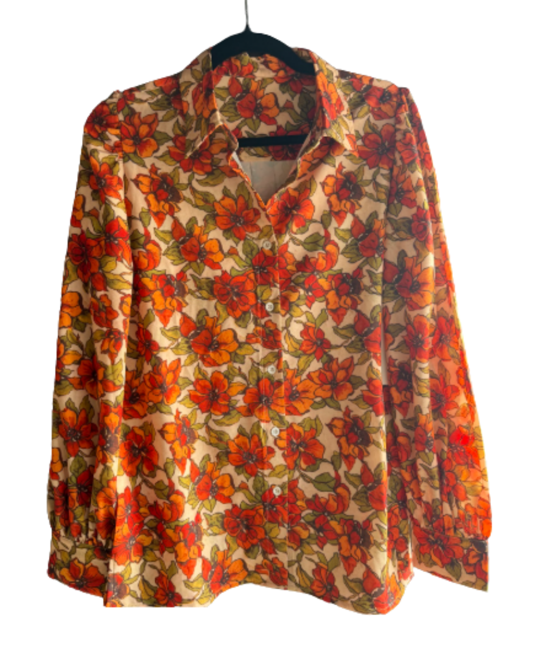 Wild Fire Woman Magnolia Flower Blouse - PREORDER 9/4
