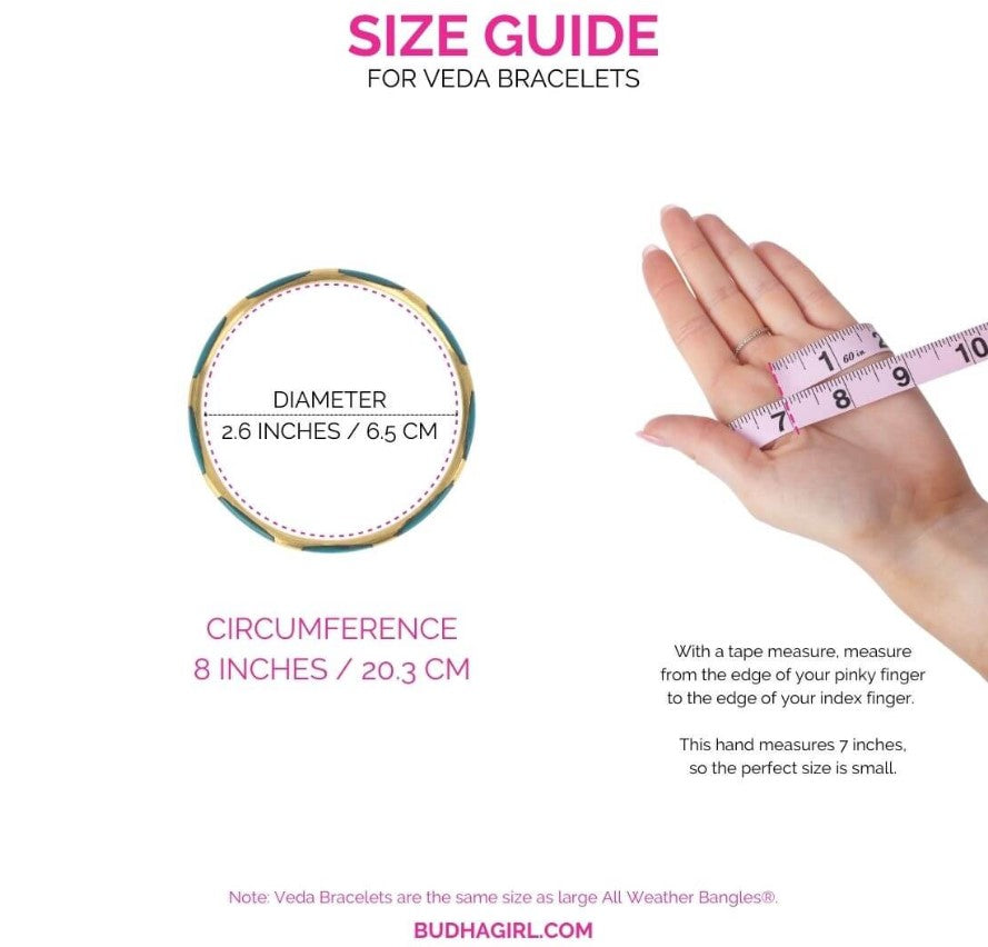 BuDhaGirl Veda Bangles - Burnt Orange - Set of 6