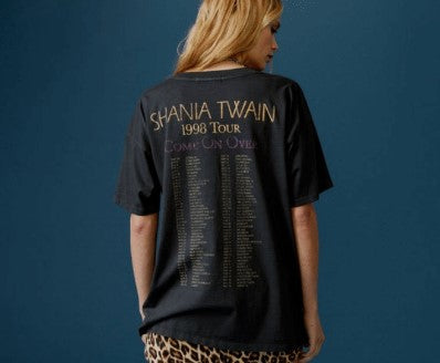Shania Twain Come On Over 1988 Tour Merch Tee