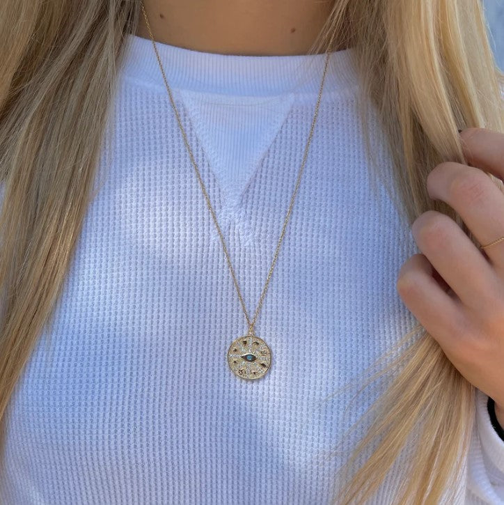 Turquoise Eye Necklace