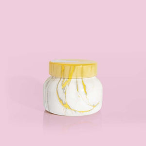 Modern Marble Petite Jar, 8 oz - Pineapple Flower Scent