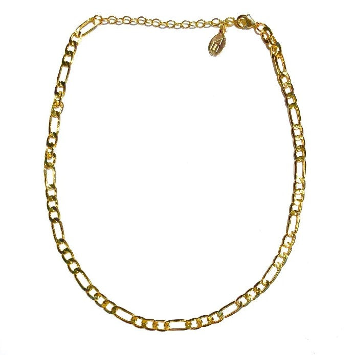 Harley Gold Chain Choker Necklace