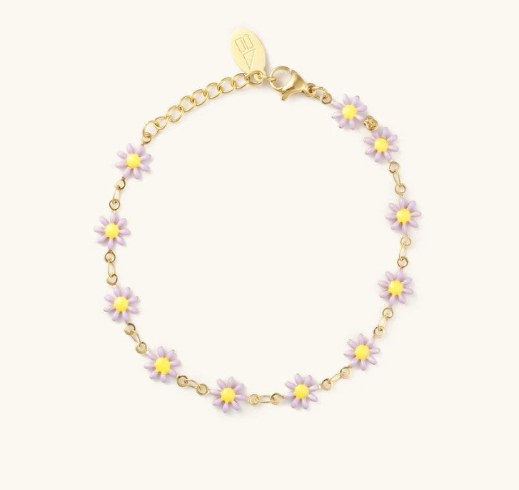 Daisy Anklet- Lilac
