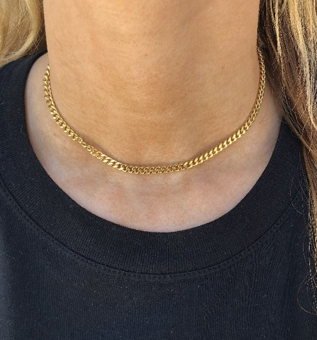 Tish Gold Chain Choker Necklace