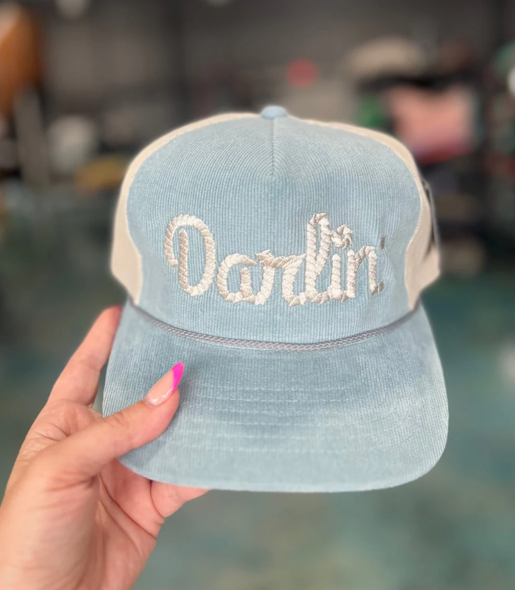 Darlin' Corduroy Trucker Hat (made to order) LC