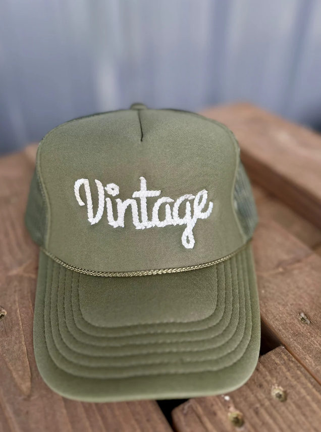 Vintage Rope Trucker Hat (made to order) LC