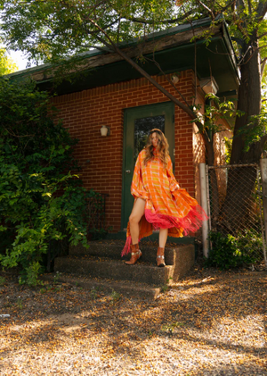Lady The Brand - Laire Fringe Kaftan