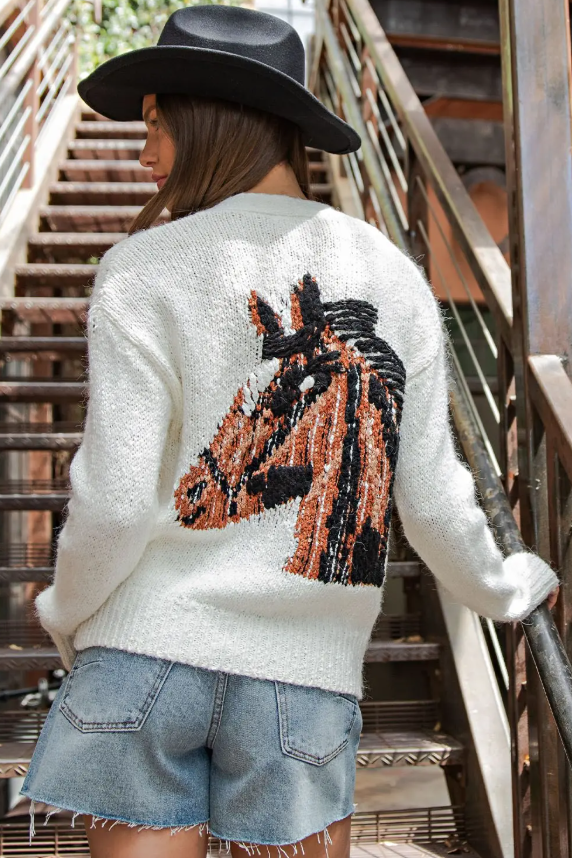 Horse Around & Find Out Cardigan
