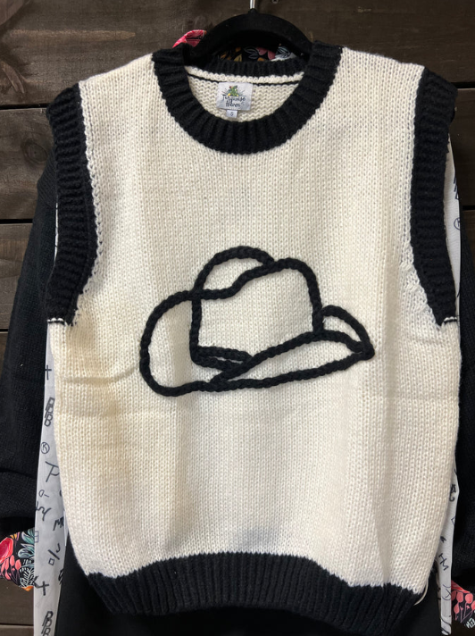 Hats Off V-Neck Sweater Vest