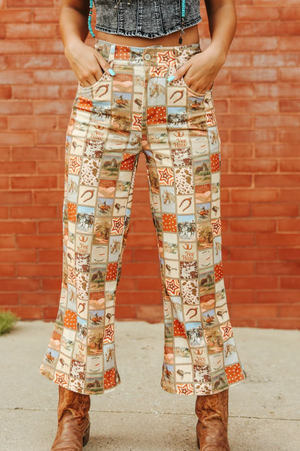 Square Up Western Cord Blazer & Pant Set