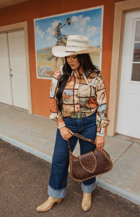 Spirit Of The Cowboy Western Blouse