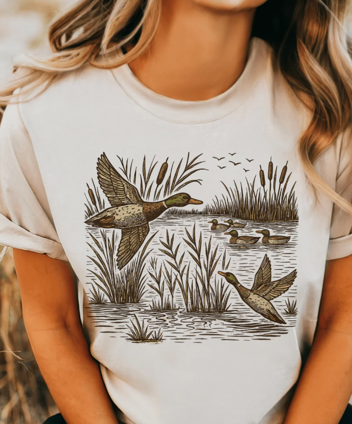 Flying Mallards Sweatshirts & T-Shirts (made 2 order) LC