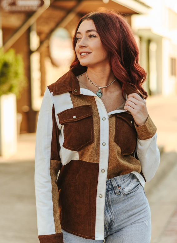 Ranchhand Patchwork Pearl Snap Western Shirt