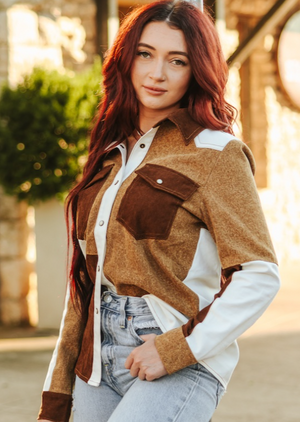 Ranchhand Patchwork Pearl Snap Western Shirt