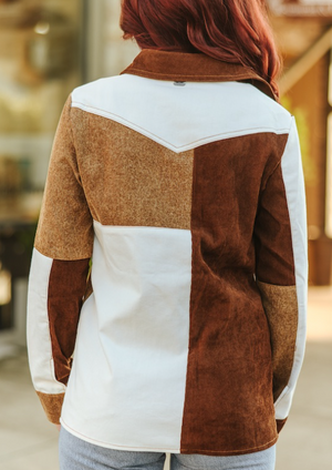 Ranchhand Patchwork Pearl Snap Western Shirt