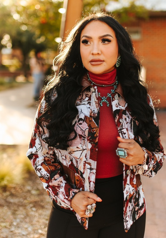 Homestead Honey Jacquard Horse Jacket