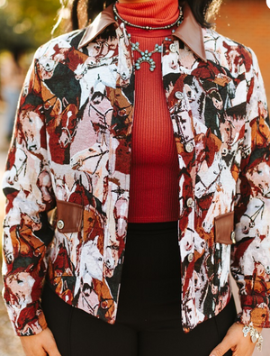 Homestead Honey Jacquard Horse Jacket