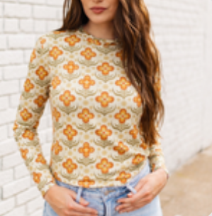 Sister Honey Vintage Retro Mesh Top