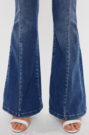 Seamingly Cool High Rise Super Flare Jeans