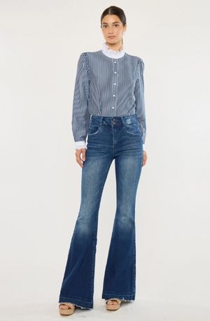 Stand For Something Ultra High Rise Super Flare Jeans
