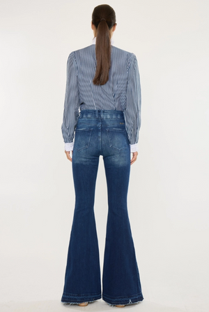Stand For Something Ultra High Rise Super Flare Jeans