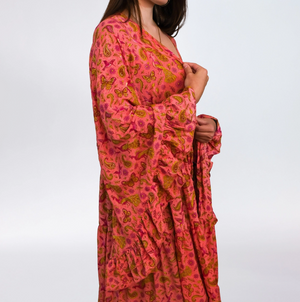 Save My Soul Flowy Butterfly Sleeve Duster Cardigan