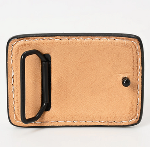 Saddle Soul Tooled Leather Belt Buckle
