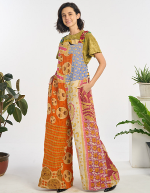 Sugaree Kantha Quilt Cotton Jumpsuit