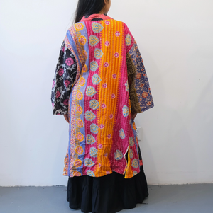Sugaree Handmade Reversible Kantha Quilt Duster