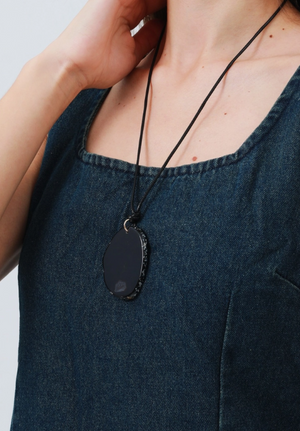 Rock Steady Raw Gemstone Pendant Necklace