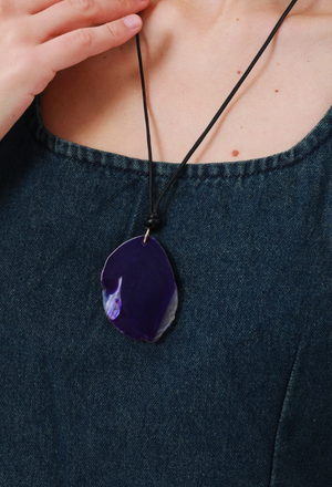 Rock Steady Raw Gemstone Pendant Necklace