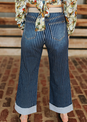 Engine Engine No. 9 Western Pinstripe Jeans