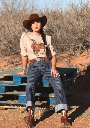 Engine Engine No. 9 Western Pinstripe Jeans