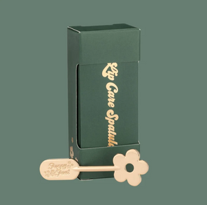 Poppy & Pout Lip Care Spatula, Gold Daisy