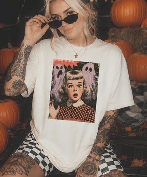 Too Cute To Curse Disco Pop Halloween - Cream Tees and Sweatshirts (made 2 order) LC