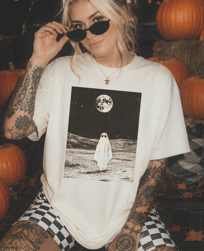 Midnight Mood Disco Pop Halloween - Cream Tees and Sweatshirts (made 2 order) LC