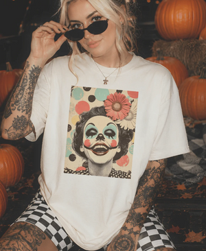 Laugh Till You Scream Disco Pop Halloween - Cream Tees and Sweatshirts (made 2 order) LC