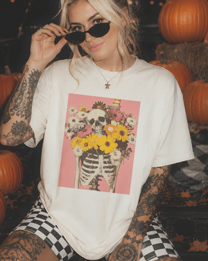Dead Inside But Still Cute Disco Pop Halloween - Cream Tees and Sweatshirts (made 2 order) LC