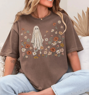 Wildflower Ghost Halloween - Tees and Sweatshirts (made 2 order) LC