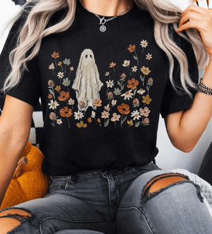 Wildflower Ghost Halloween - Tees and Sweatshirts (made 2 order) LC