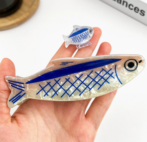 Reel Cute Fish Hair Clips