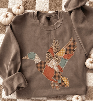 Gigis Faux Patchwork Mallard Sweatshirts (made 2 order) LC